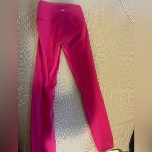 Lululemon sonic pink leggings